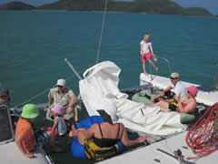 day sailing in Phuket for the wwhole family with Andaman Sea Club day sailing trip with family