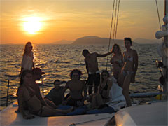 Phuket day sailing trip with Andaman Sea Club sunset trip on day sailing boat in Phuket